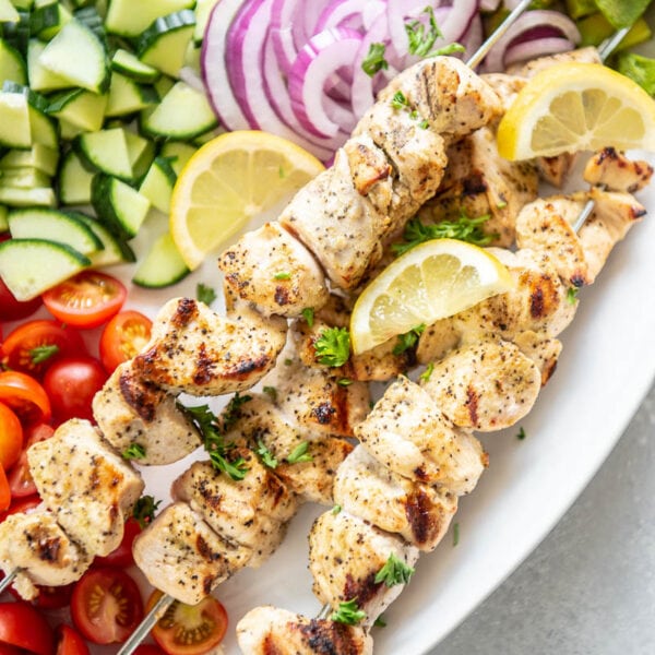 Greek Chicken Kabobs - Gluten Free Grill