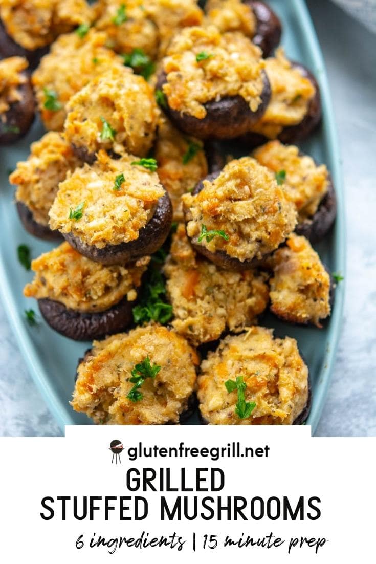 Grilled Stuffed Mushrooms - Gluten Free Grill